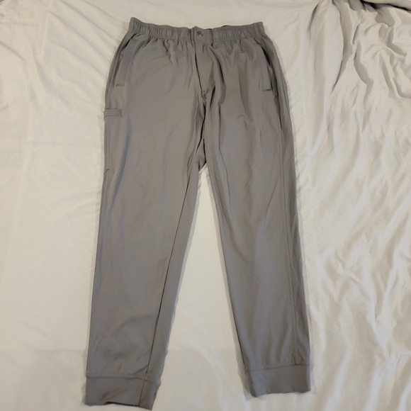 Duluth Joggers Mens 32-34x30 Gray Nylon Stretch‎ Outdoors Hiking Pants Comfort - Picture 2 of 6